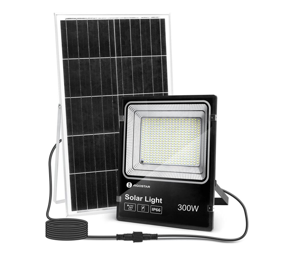 B.V.  - LED Stmívatelný solární reflektor LED/300W/3,2V IP66 + DO B10202H5Q