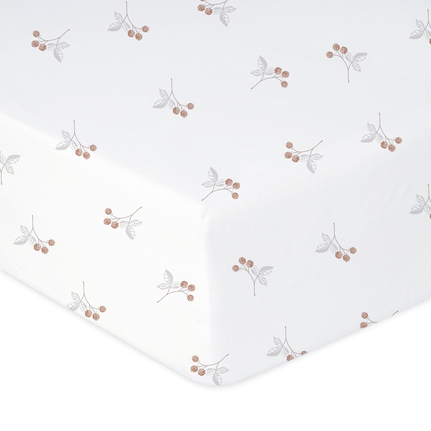 Babymatex Bavlněné prostěradlo do postýlky 60x120 cm - Maliny