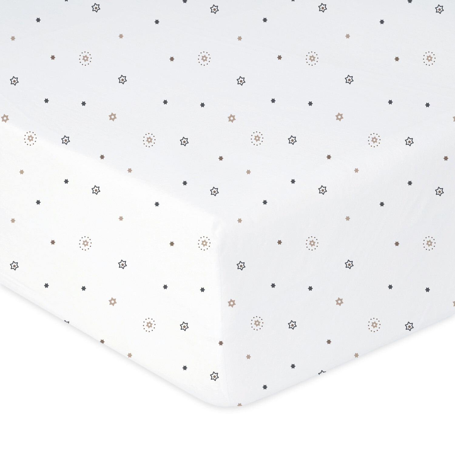 Babymatex Bavlněné prostěradlo do postýlky 60x120 cm - Hvězdičky