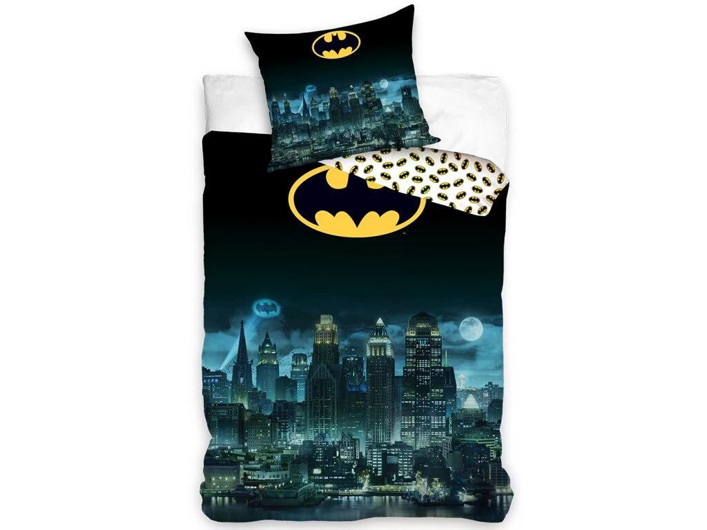 Carbotex Bavlněné povlečení 140x200 + 70x90 cm -  Batman 