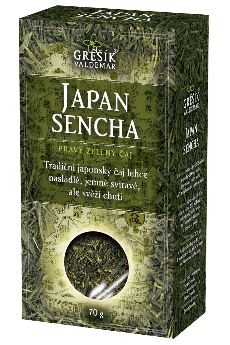 Valdemar Grešík Grešík Japan Sencha zelený sypaný čaj 70 g