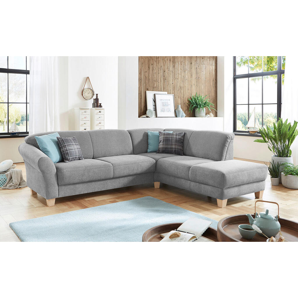 Sit & More ROHOVÁ SEDAČKA, textil, barvy stříbra