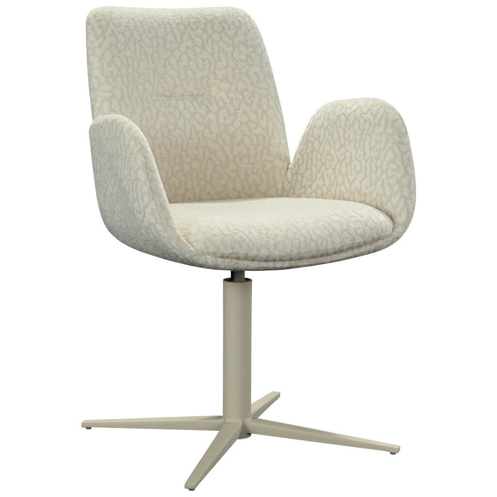 Lomoco ŽIDLE S PODRUČKAMI, železo, mikrovlákno, béžová