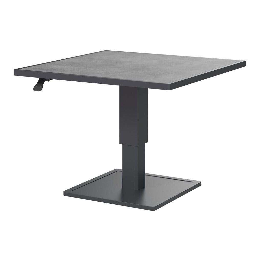 Ambia Garden ZAHRADNÍ STOLEK, kov, sklo, 90/67/90 cm