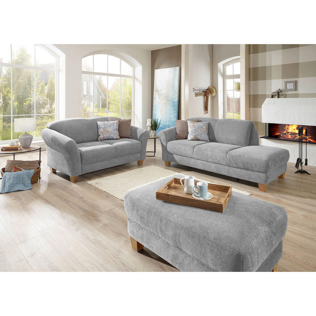 Sit & More LENOŠKA, textil, barvy stříbra