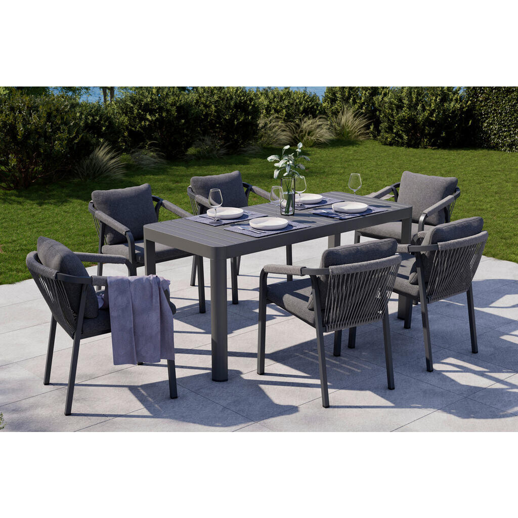 Ambia Garden ZAHRADNÍ STŮL, kov, 117/162/75,5/70 cm