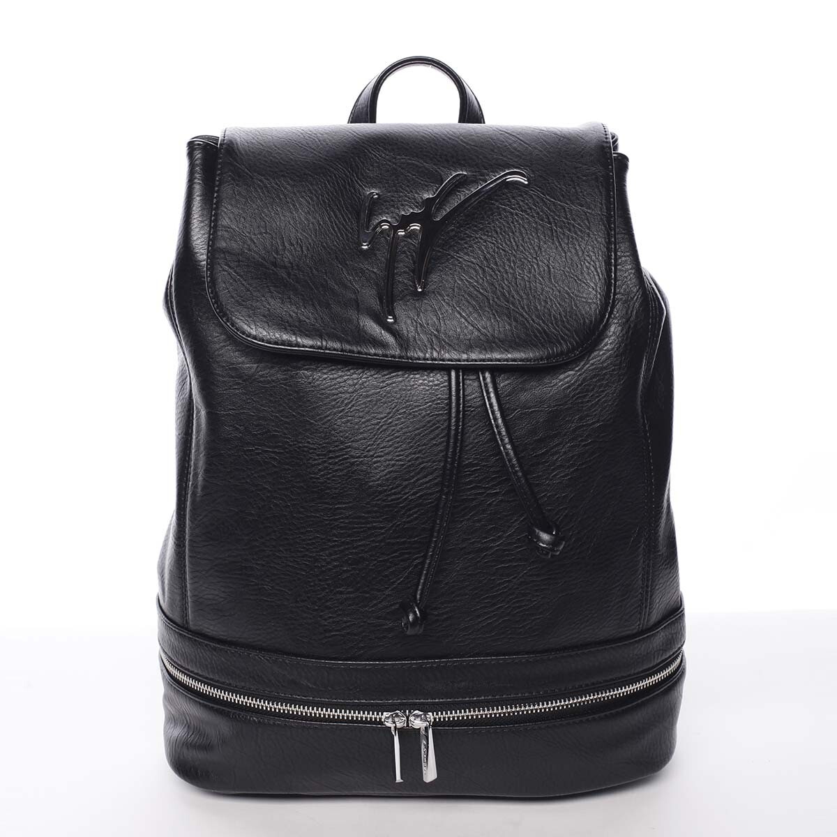 Trendy dámský městský batoh černý - Silvia Rosa Karely černá