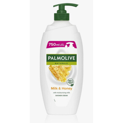 Palmolive Naturals sprchový gel Milk & Honey s pumpičkou 750 ml