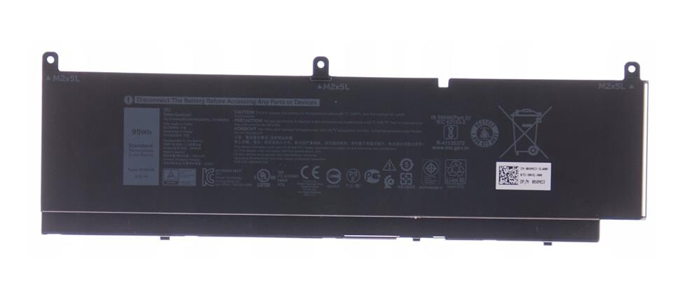 DeTech Kompatibilní baterie pro notebooky Dell Precision 7550 7560 7750 7760 - 95Wh