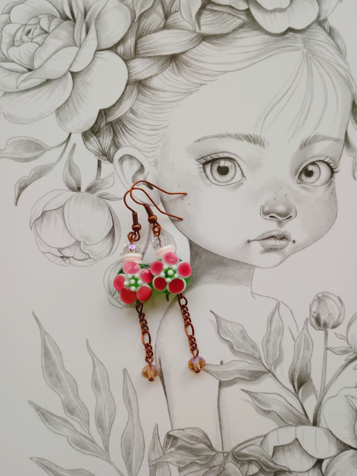 Emada Náušnice, 1019, Aflek, 1 pár