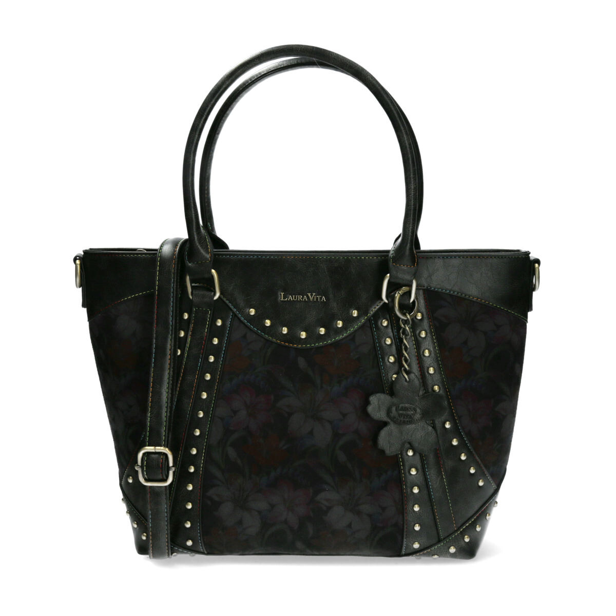 Laura Vita dámská stylová kabelka přes rameno - černá - One size