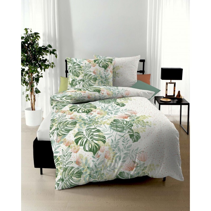 Kaeppel Povlečení krep Fensterblatt 371/73 140x200 / 70x90, 140x200 / 70x90 cm