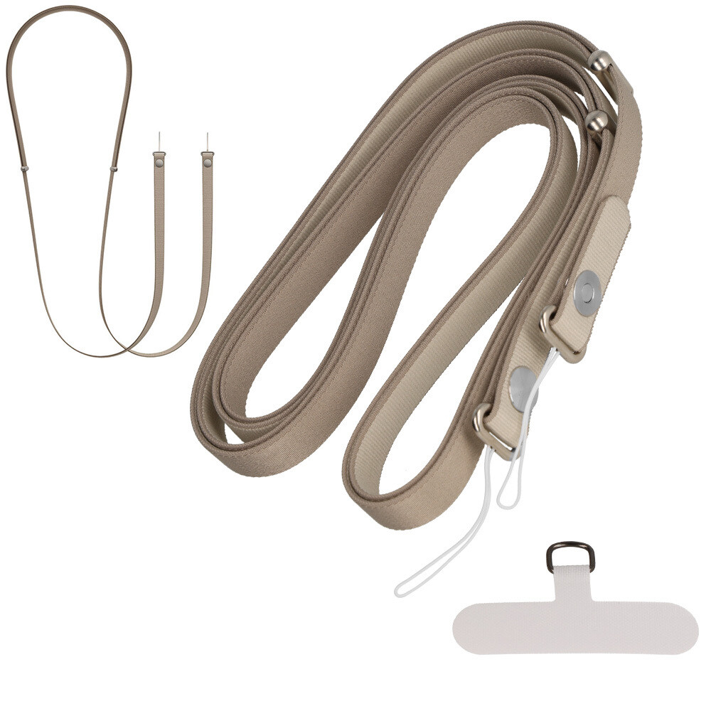 Šňůrka Crossbody Strap - béžová