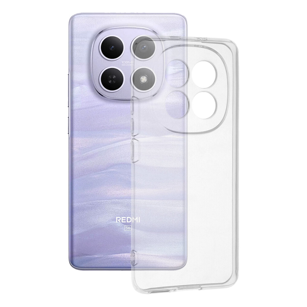 Techsuit - Clear Silicone - Xiaomi Redmi Note 15 5G / Poco M8 5G - Transparent