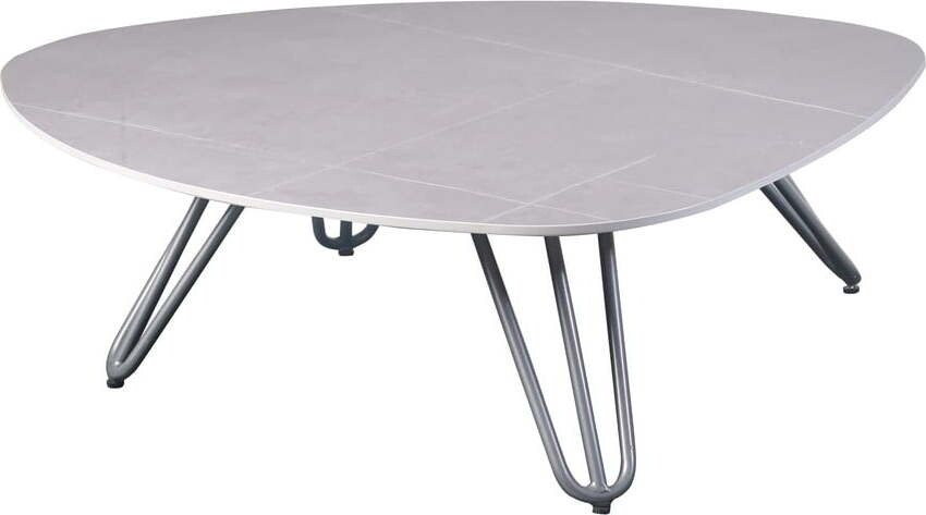 Zahradní odkládací stolek s deskou z kamene 88x110 cm Emilia – Garden Pleasure