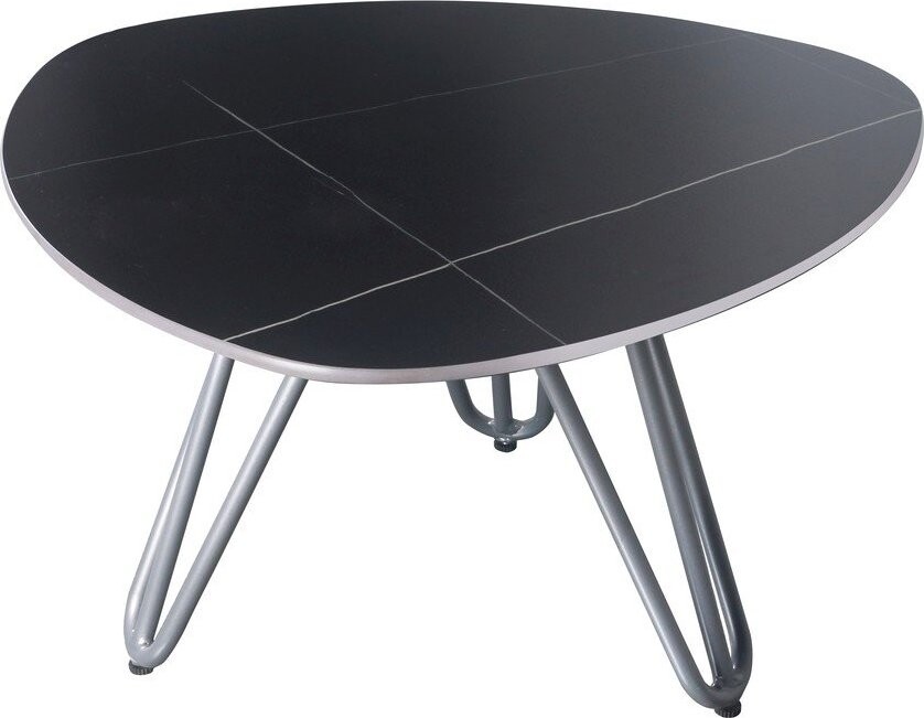 Zahradní odkládací stolek s deskou z kamene 68x67,5 cm Alina – Garden Pleasure