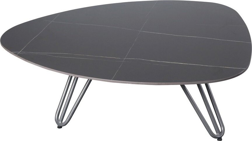 Zahradní odkládací stolek s deskou z kamene 88x110 cm Alina – Garden Pleasure