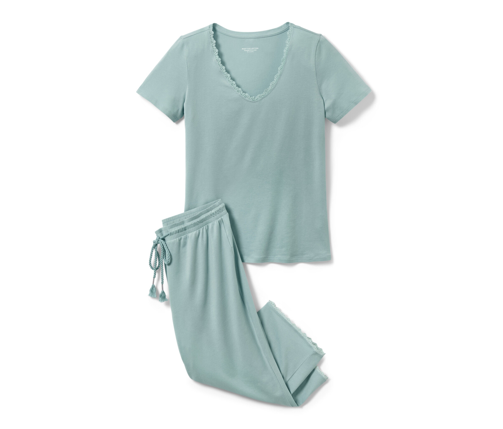 Tchibo - 3/4 pyžamo - pro ženy - vel. L 44/46 - barva: modrá