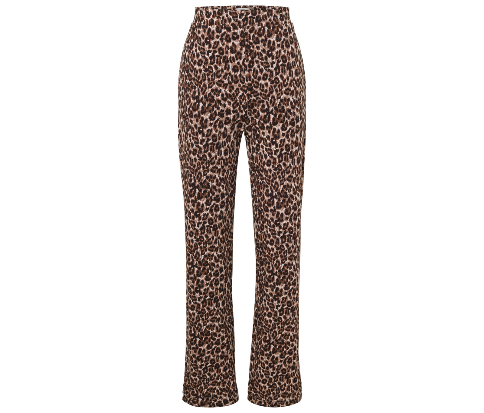 Tchibo - Žerzejové kalhoty s potiskem - pro ženy - vel. XXL 52/54 - barva: béžová/s potiskem