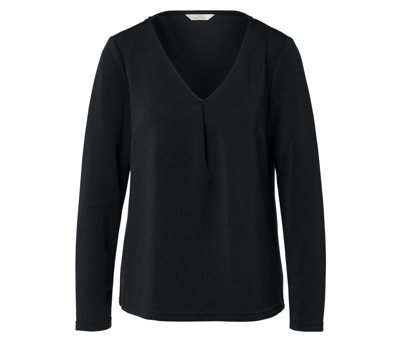 Tchibo - Halenkové triko z modalové směsi - pro ženy - vel. S 36/38 - barva: černá