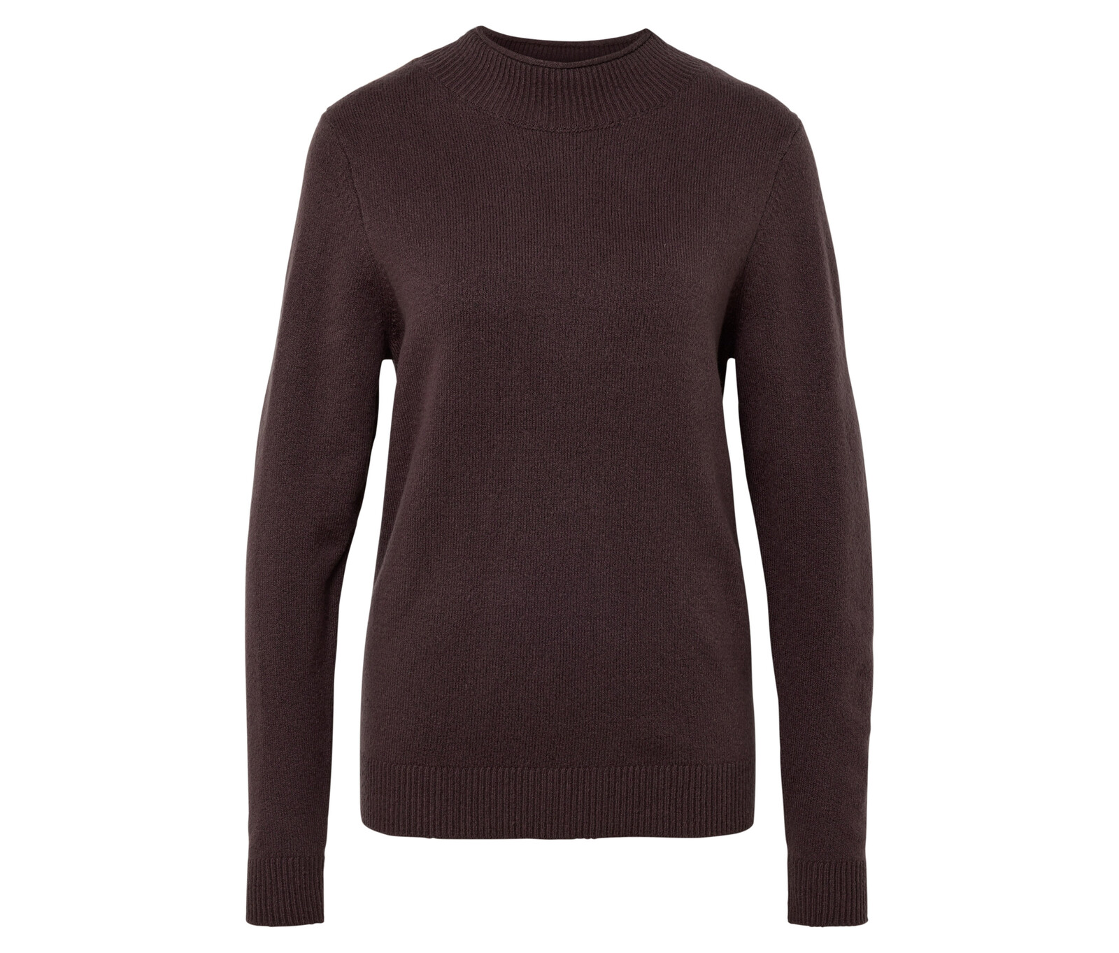 Tchibo - Pletený svetr se stojáčkem - pro ženy - vel. S 36/38 - barva: hnědá