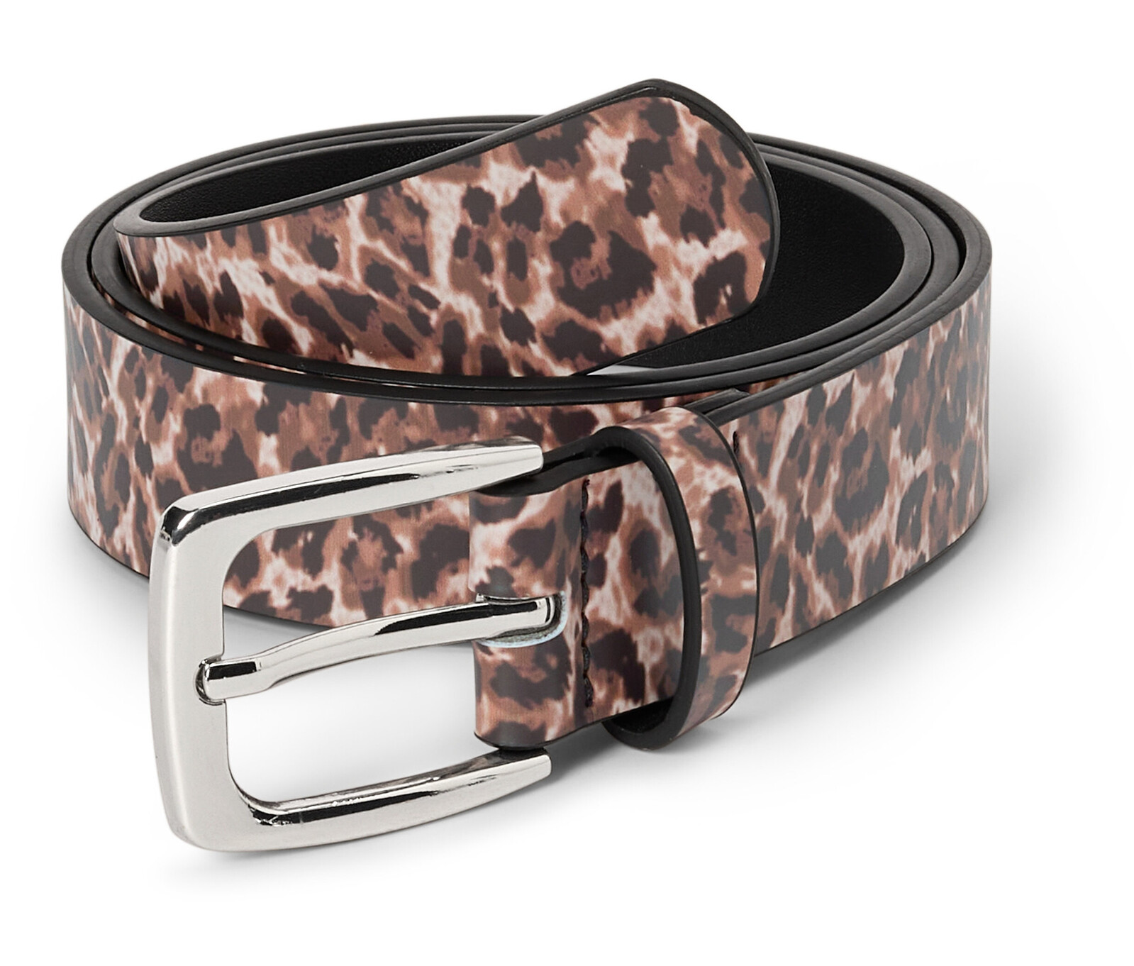 Tchibo - Vzorovaný opasek - pro ženy - vel. 105 CM - barva: béžová/s potiskem