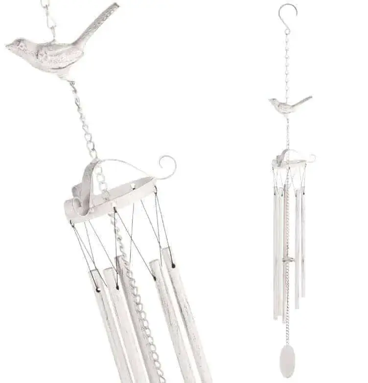 Autronic Zvonkohra kovová, s ptáčkem UM0860 WT