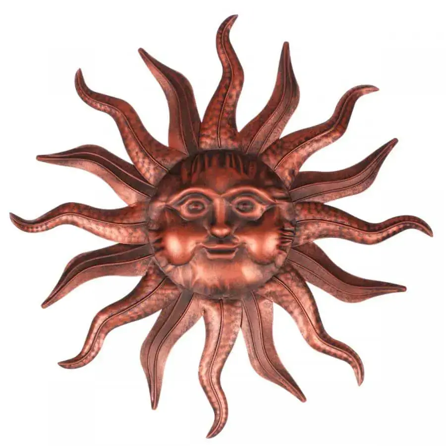 Autronic Slunce kovové, nástěnná dekorace UM0864