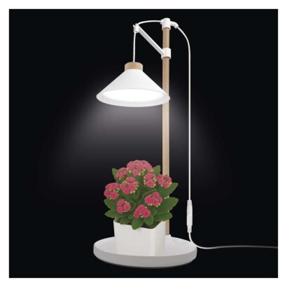 EMOS Z7905 LED GROW pěstební lampa 7 W, časovač, bílá