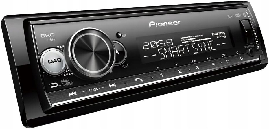 Pioneer MVH-S520DAB-AN Autorádio 1DIN Dab Bluetooth Usb Smartphone 4x50W