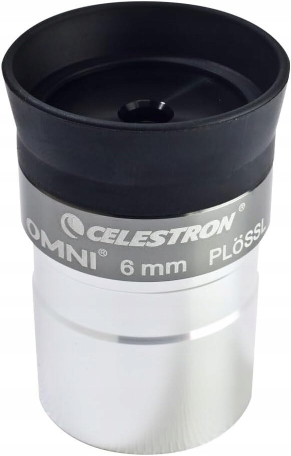 Celestron Omni Okular 6mm 1.25 Plossl 50 stupňů Gumové očnice