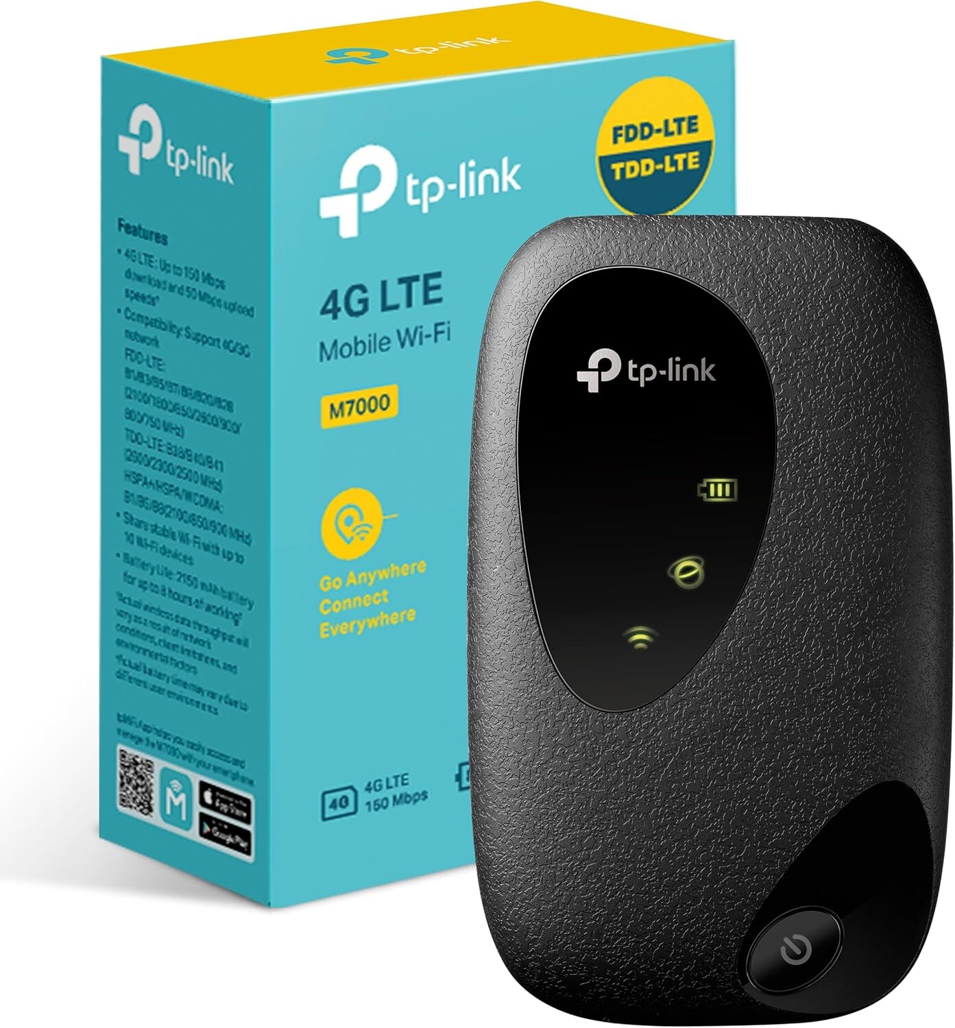 TP-Link M7000 Mobilní router 4G Lte 8h baterie WiFi 10 připojení