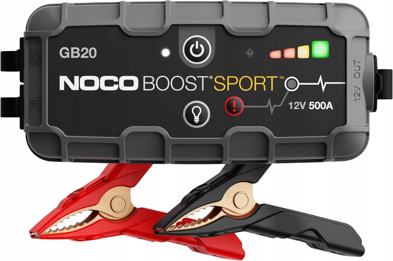Noco Boost Sport GB20 500A 12V Lithiový Booster UltraSafe 4,0L benzín