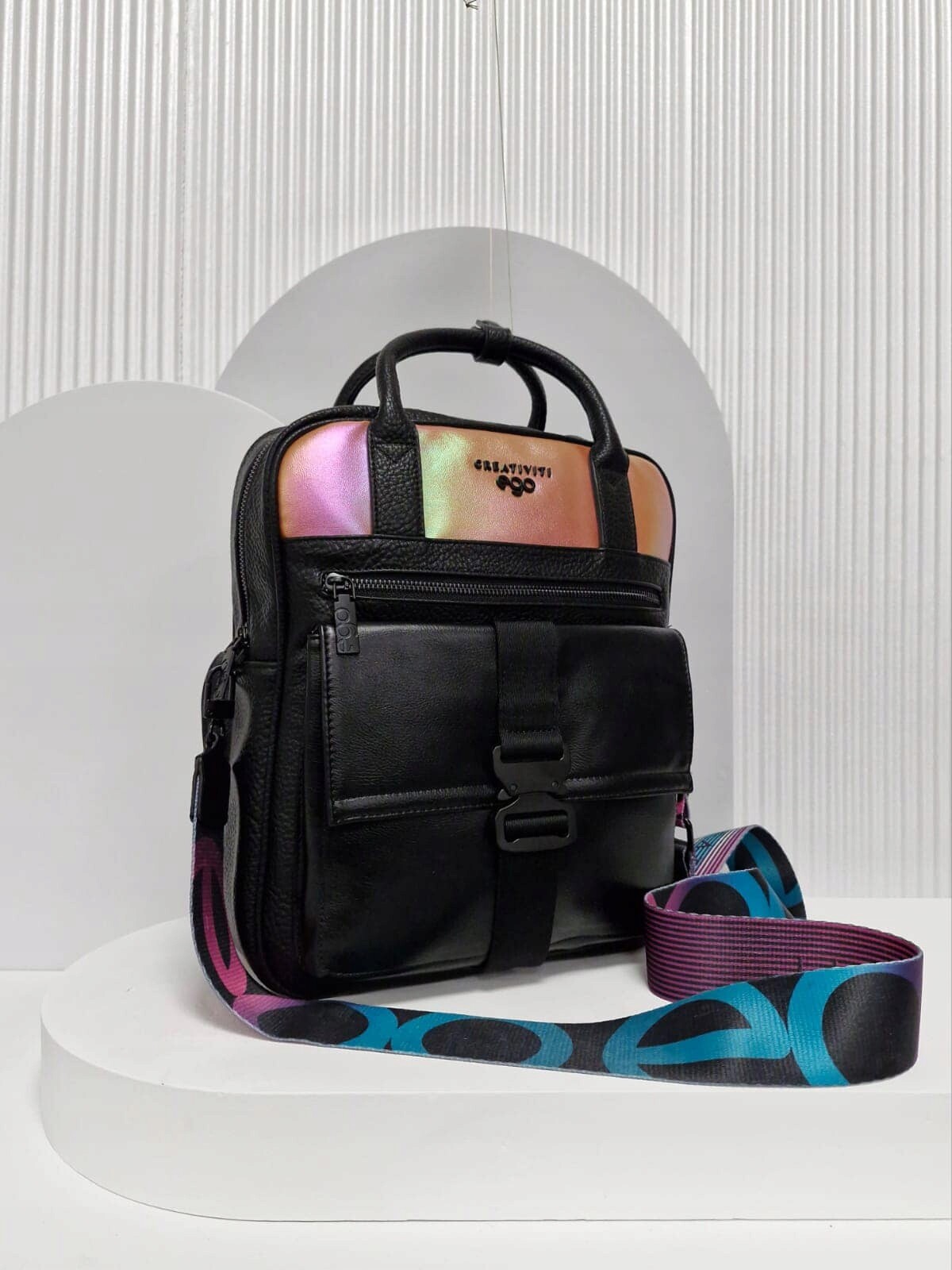 Ego batoh na notebook černý s holo