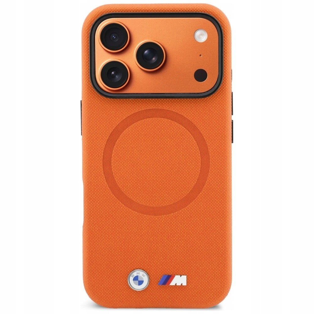 Pouzdro Bmw pro iPhone 17 Pro, obal MagSafe s krytem na zadní stranu zadní kryt