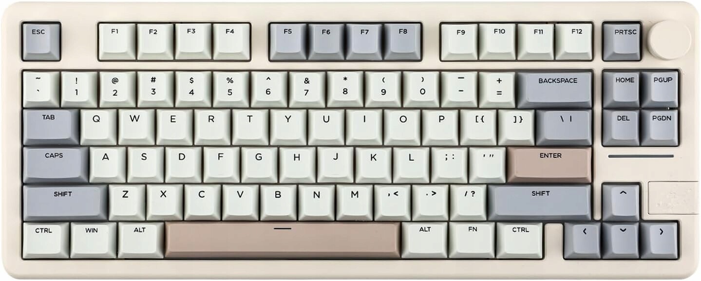 Epomaker Galaxy70 mechanický 75% hliník Tri-Mode Hot-Swap Rgb