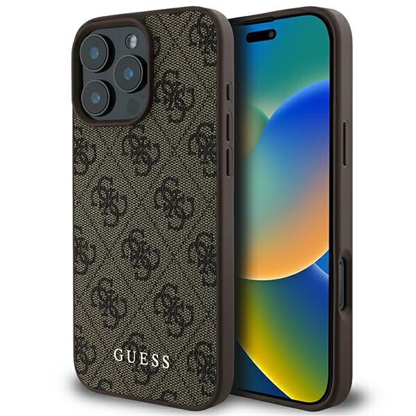 Zadní Kryt Guess pro Apple iPhone 16 Pro Max hnědý