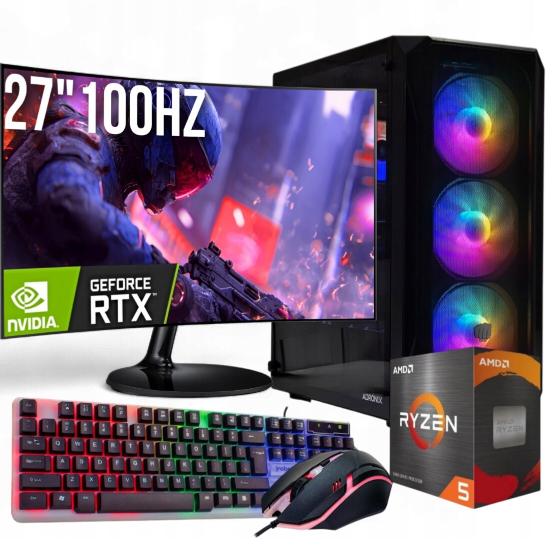 Herní Pc Ryzen 5 5500 Rtx 3050 6GB 16GB DDR4 512GB Wi-Fi WIN11