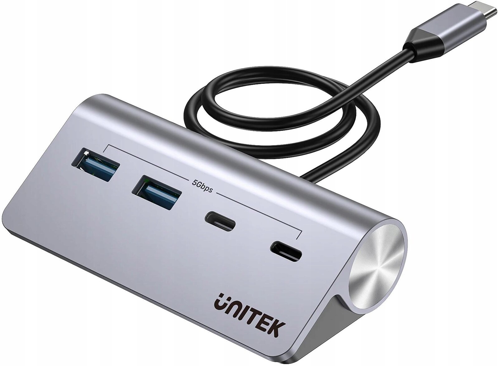 Unitek Hliníkový hub Usb-a/usb-c se 4 porty 5Gbps