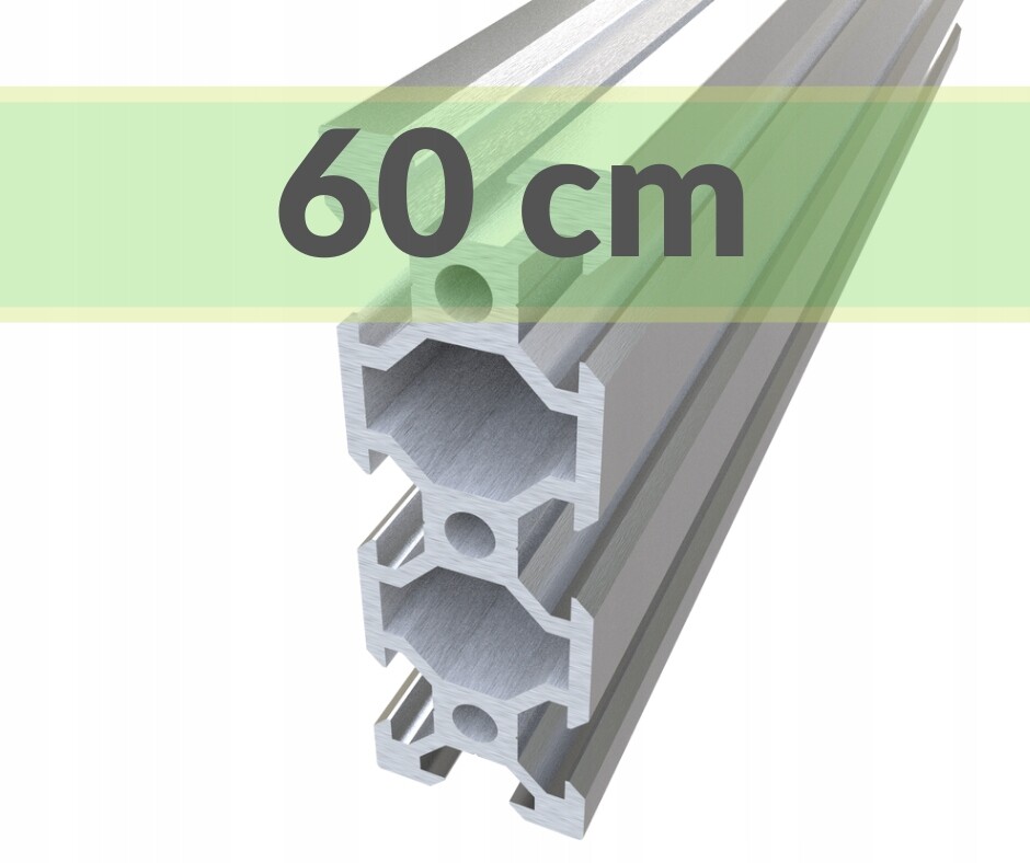 hliníkový konstrukční profil 20x60 T6 60 cm