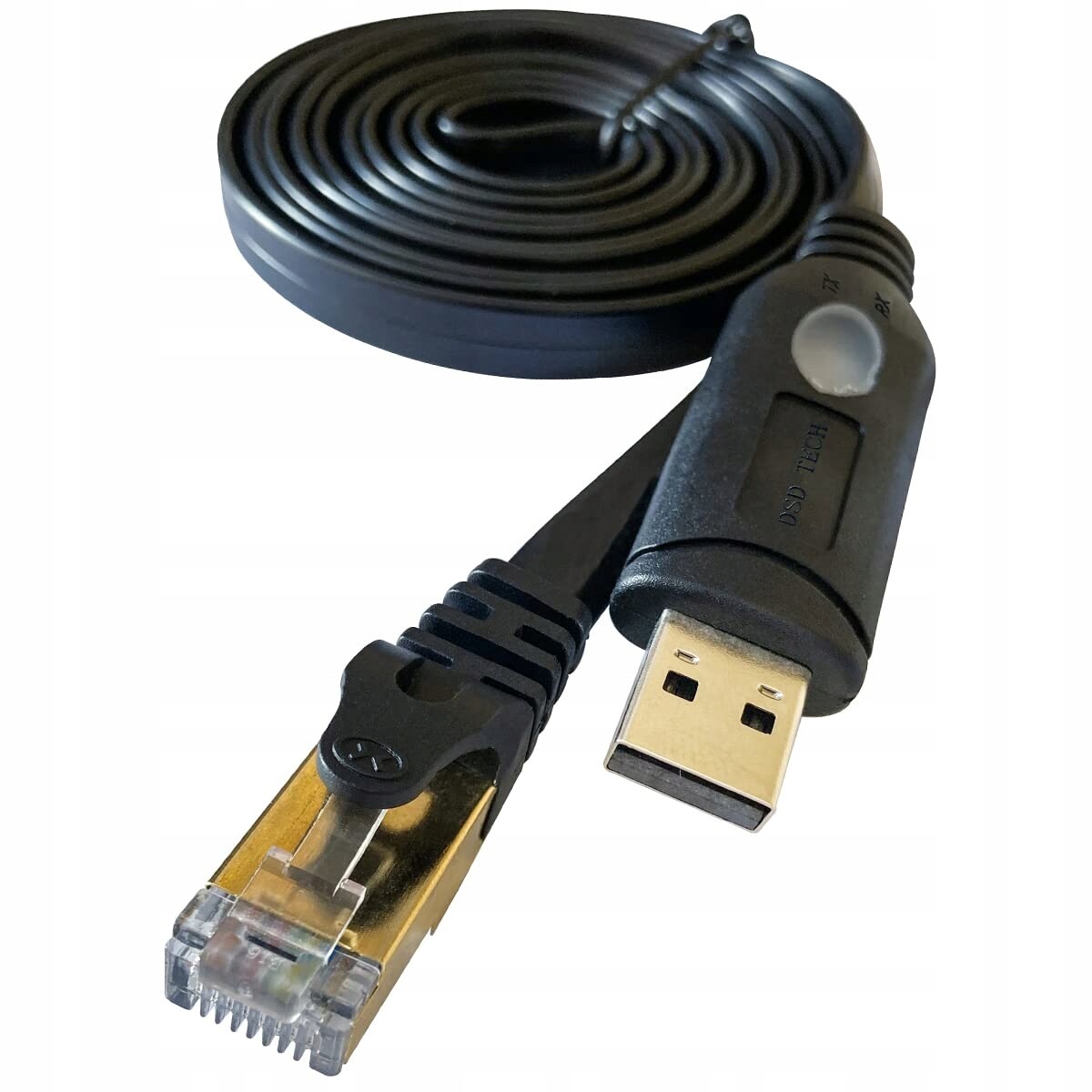 Dsd Tech Usb konzolový kabel CH340C RJ45 Usb A Routery Přepínače