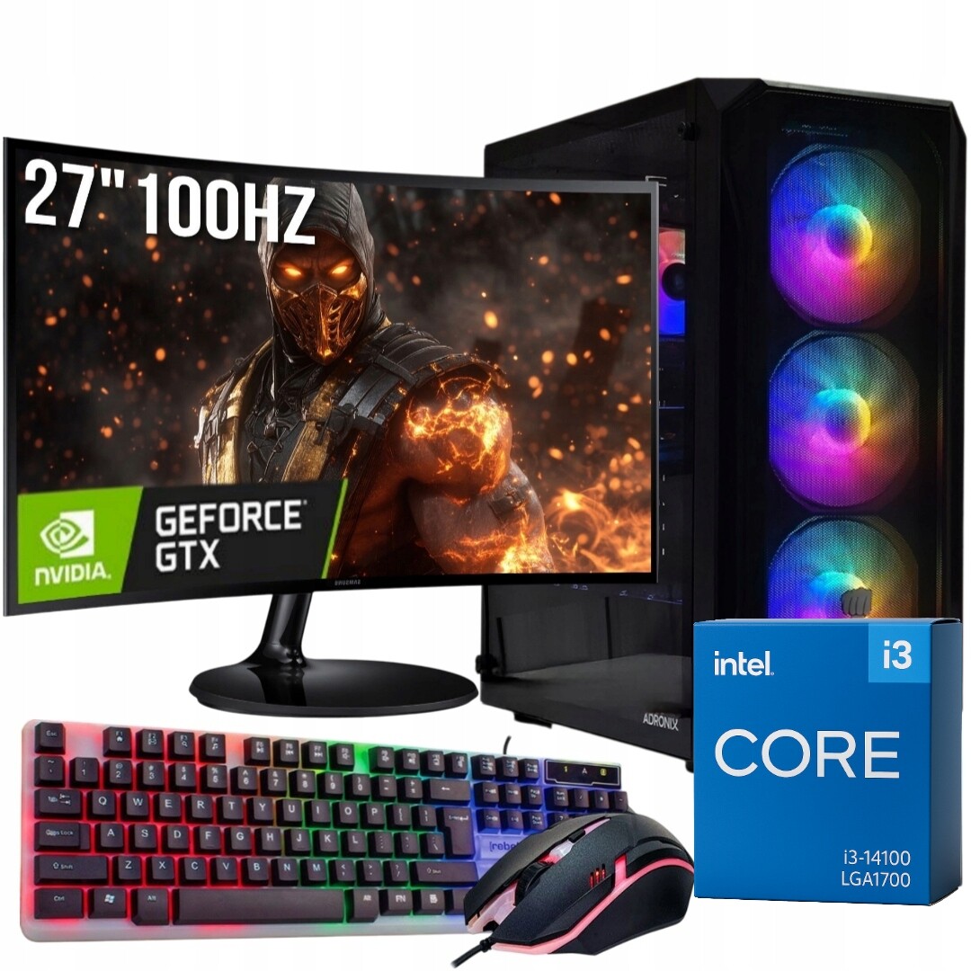 Počítačová sada Adronix i3-14100F 32GB Gtx 1660S Windows 11
