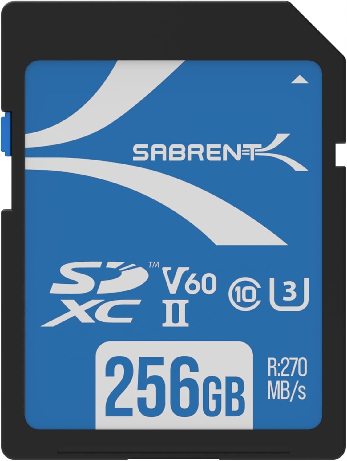 Sabrent Karta Sd V60 Uhs-ii 256GB 270MBs 8K 4K Video fotoaparát
