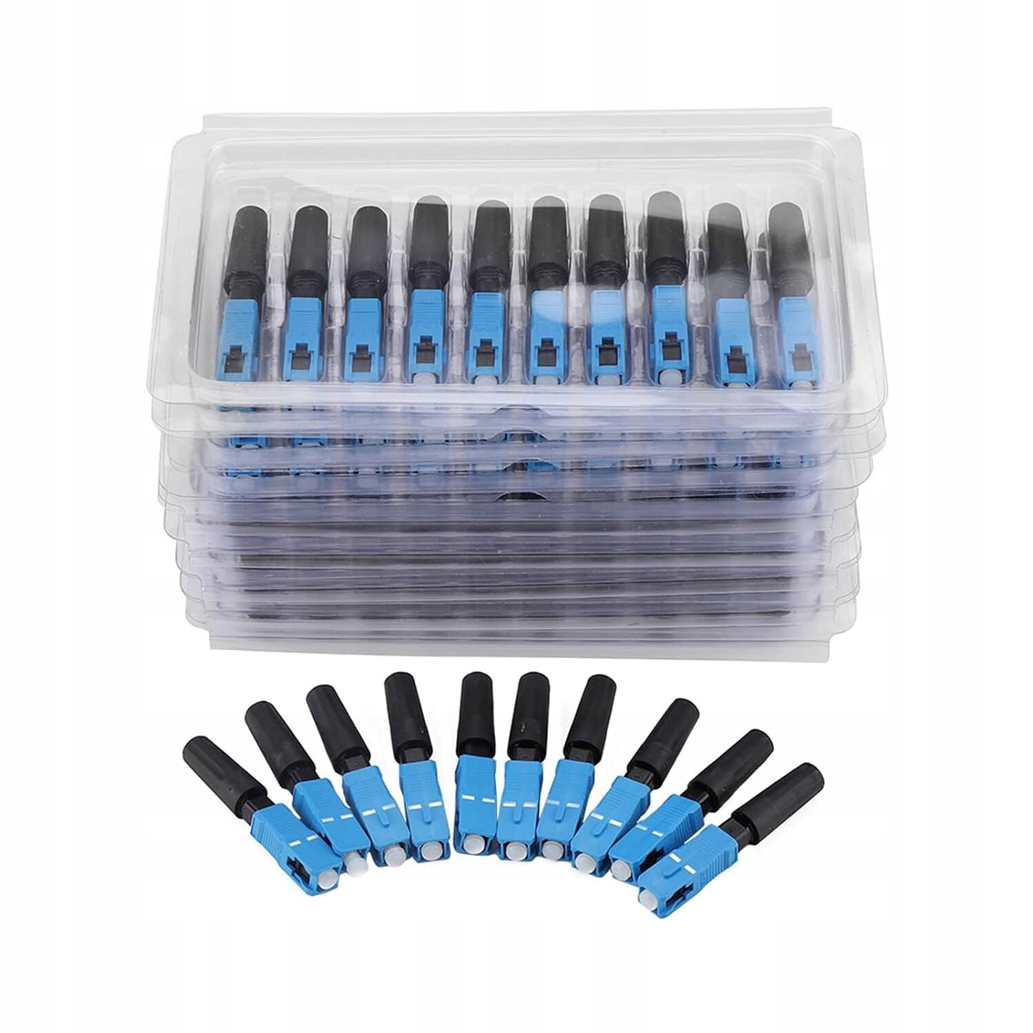 Optický konektor Sc Ywbl Wh rychlospojka pro Ftth 100 ks