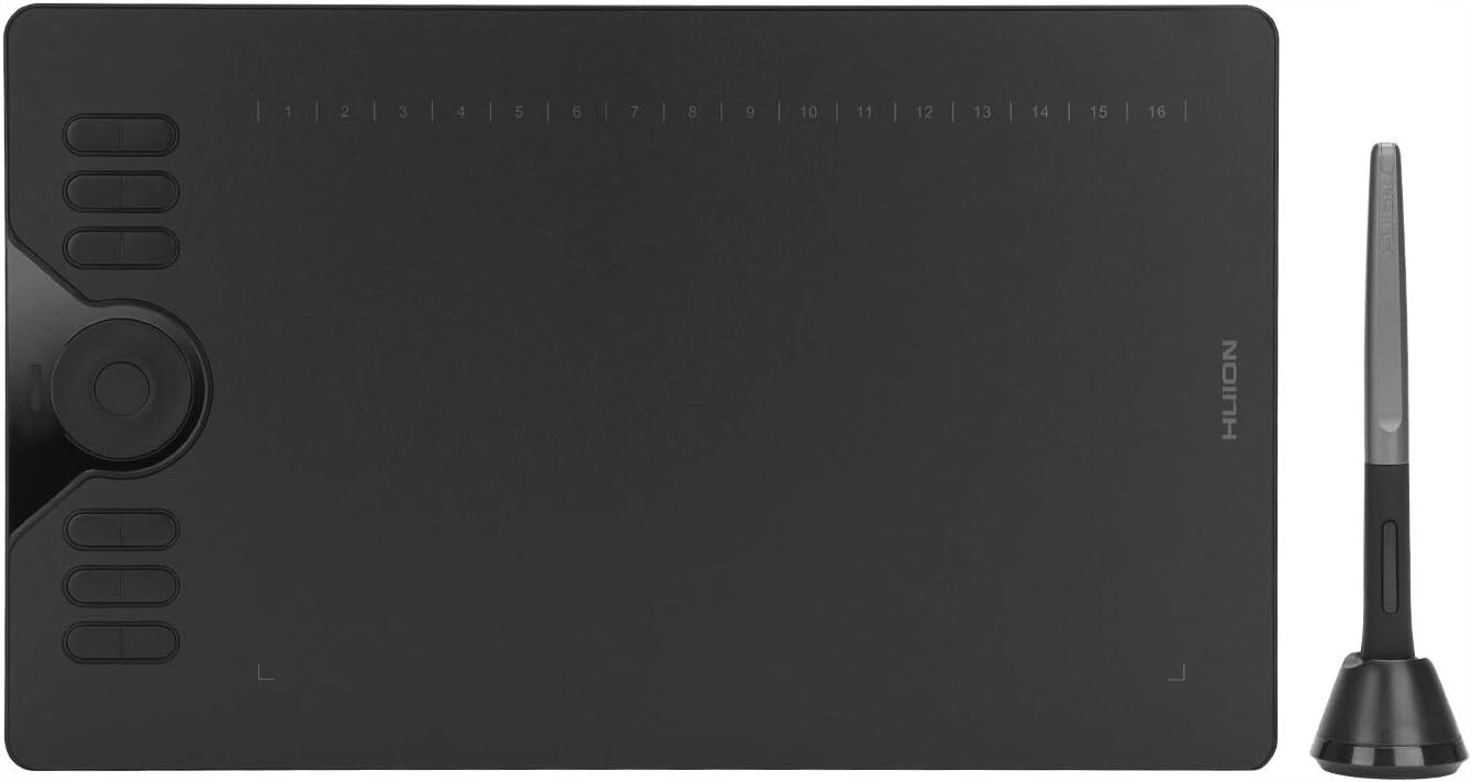 Huion HS610 Tablet s Androidem 10 palců dotykové pero bez baterie s 8192 přítlaky