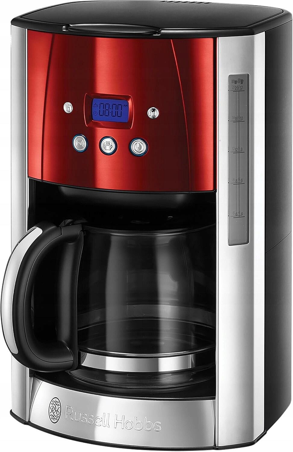 Russell Hobbs Luna Překapávač 1.8 l 1000 W 24 hodinový programátor červený