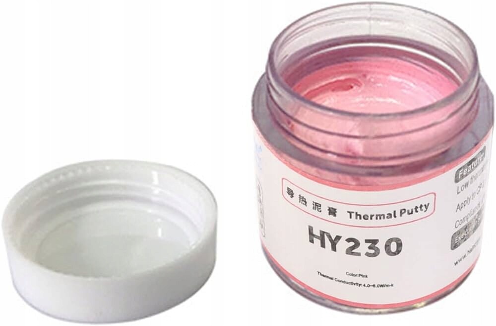 Velký Termopad Silikonová Termovodivá Pasta HY236 20g 6 Wmk