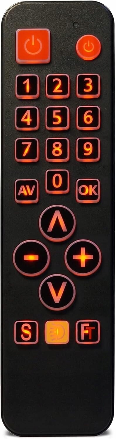 Dálkový Ovladač Tv pro seniory s velkými tlačítky pro infračervené učení FeinTech