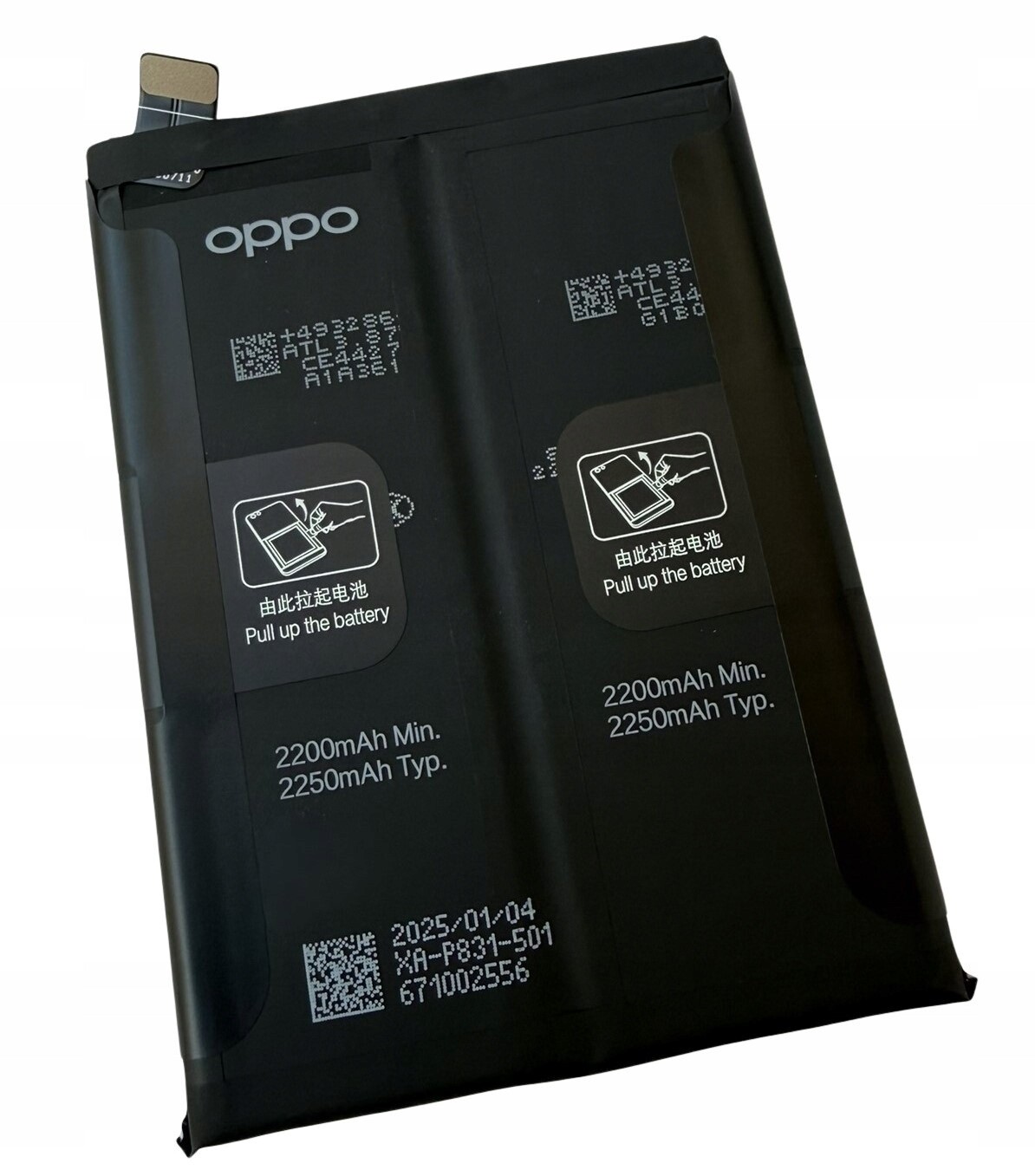 Org Nová originální baterie BLP831 akumulátor pro Oppo Find X3 Pro