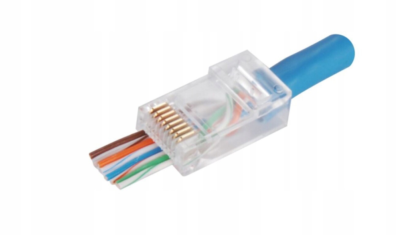 Průchozí konektor RJ45 Utp kat.6 Alantec /volitelně 100 ks/ WT117